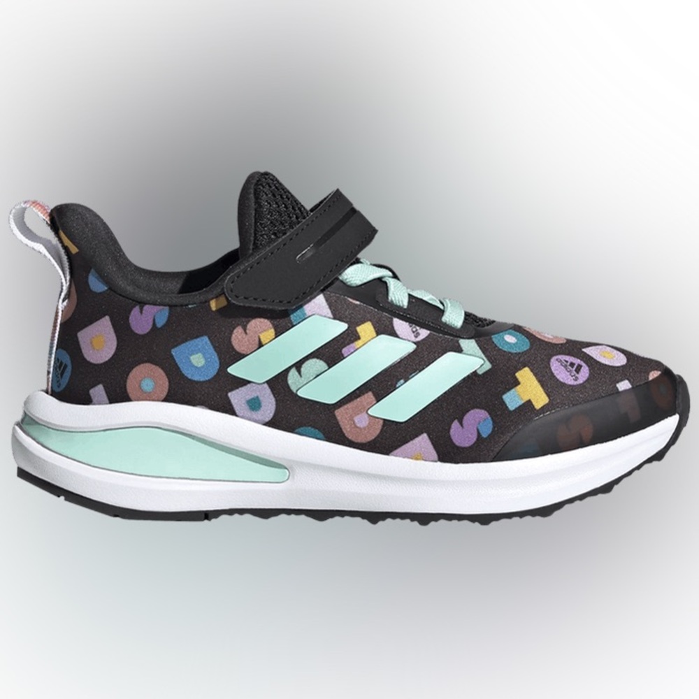 Adidas LEGO x FortaRun Little Kid 'Dots - Black' 2021 Size 3 Youth/Kids EUC